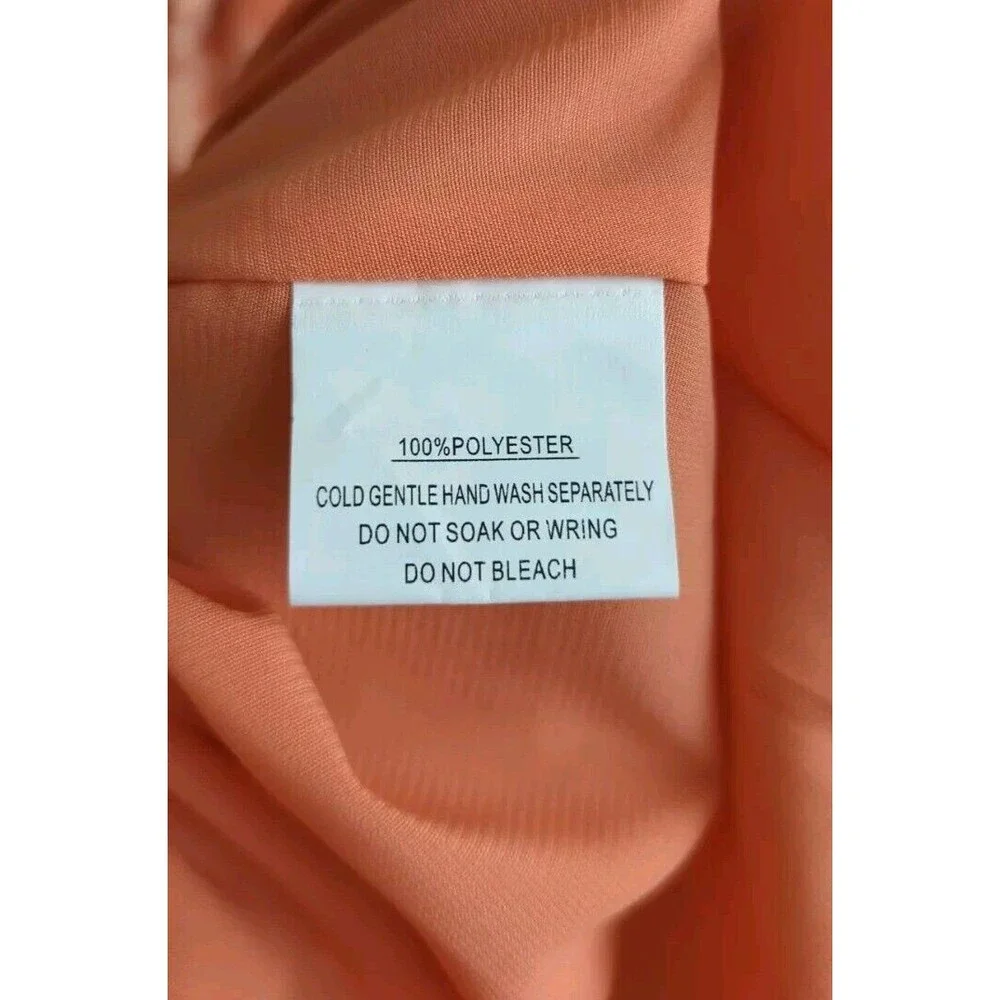 Hello Molly Sweet Harmony Romper Orange Floral Mini Vacation Balloon Slv 4 S - Picture 13 of 13